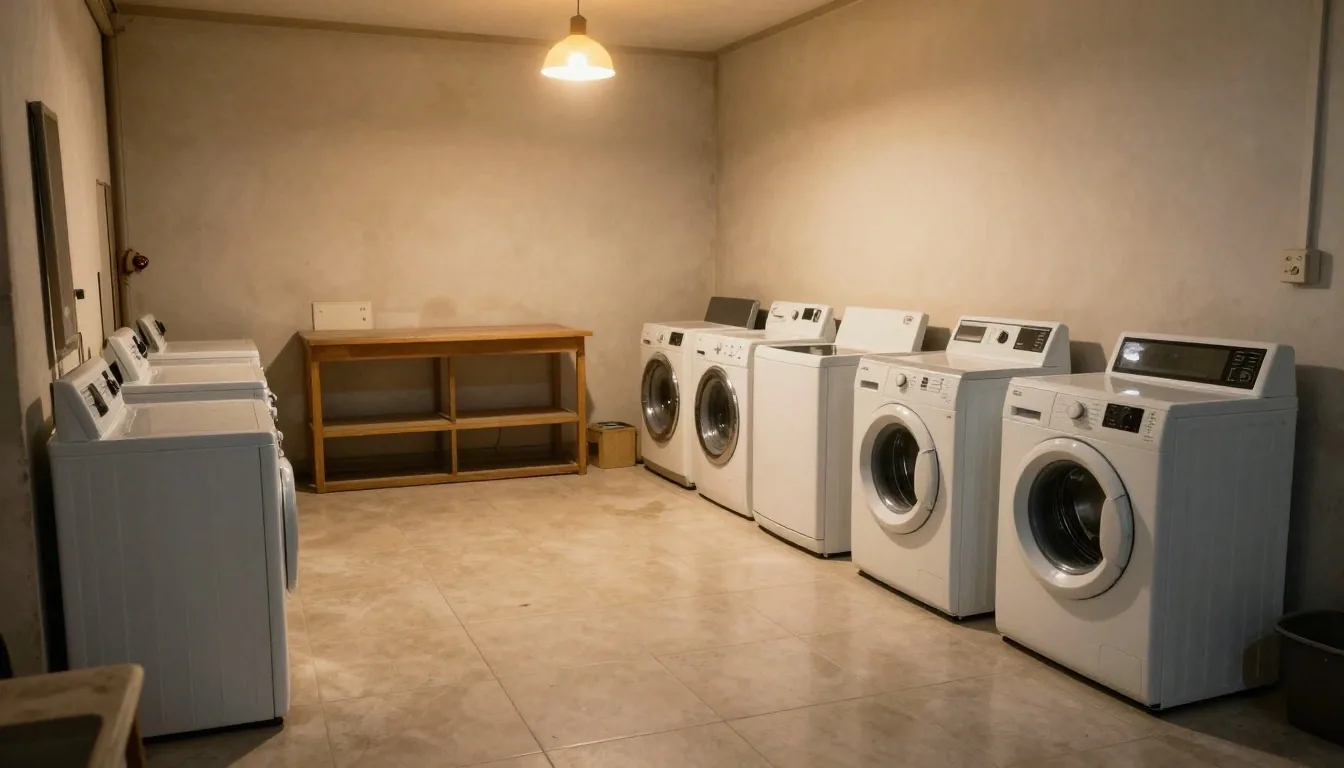 Interior del taller de Kozrali Reparaciones con luz cálida