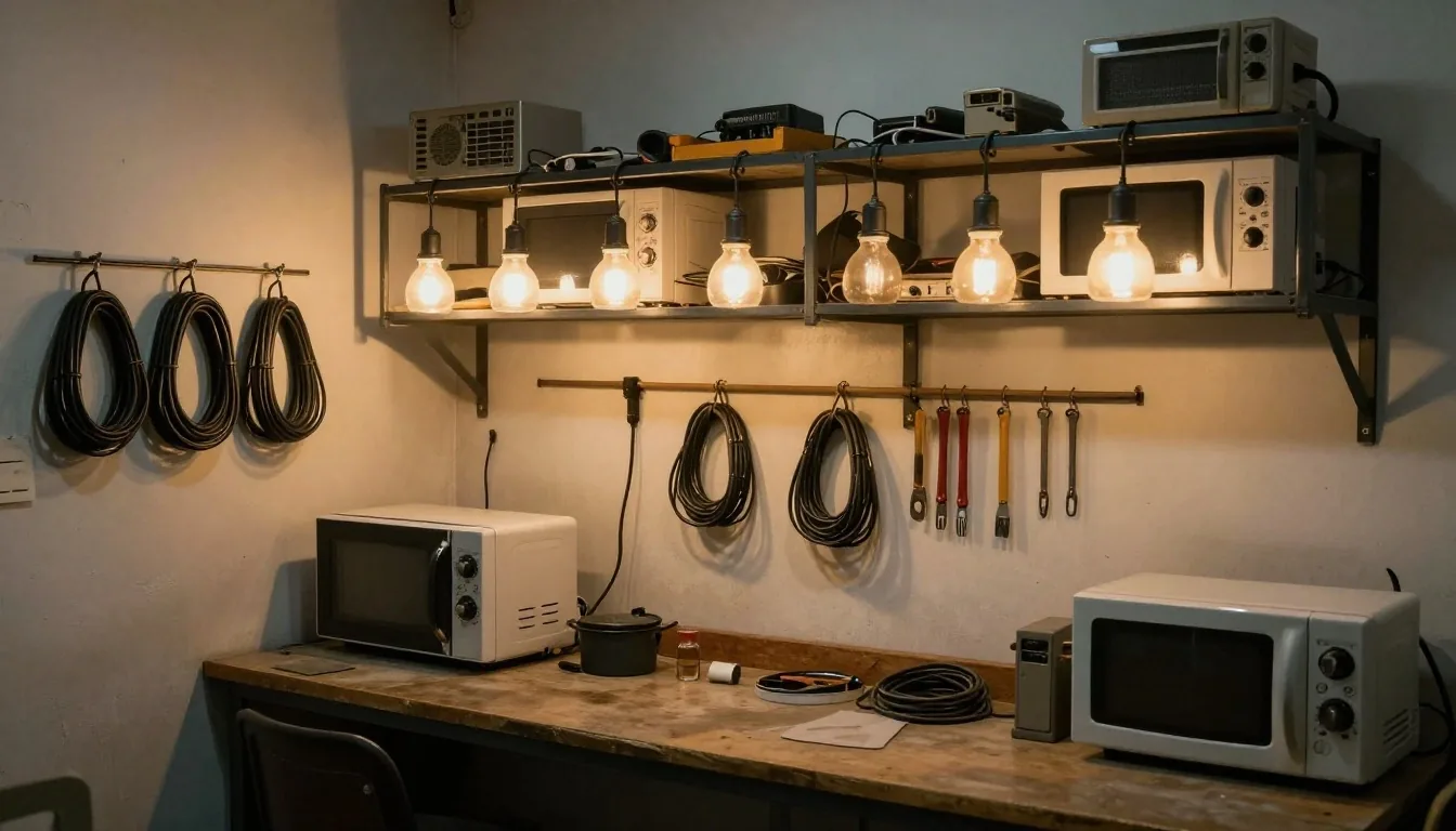 Taller de Kozrali Reparaciones en Buenos Aires con luz cálida de trabajo